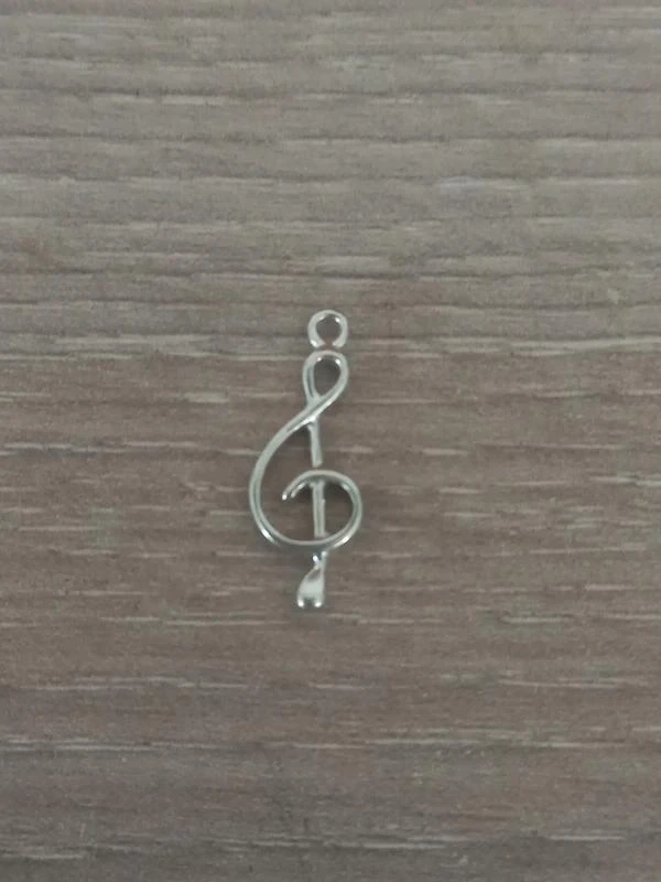 Pendentif Clé De Sol Argent 925
